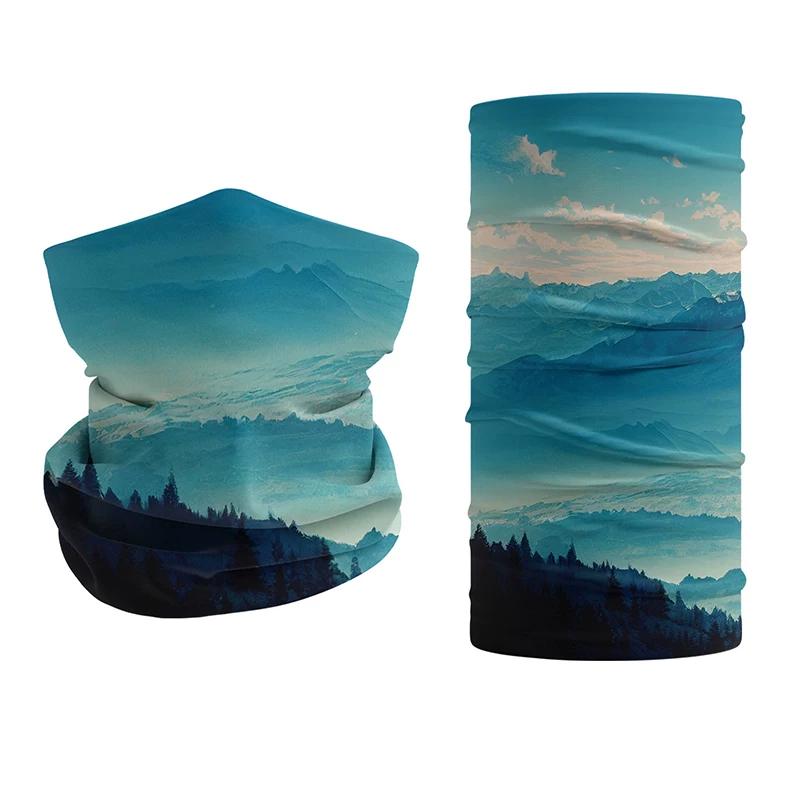 Magic Headscarf Sun Protection Mask Face Scarf Neck Gaiter Men's Cycling Gear Windproof Sunshade Summer Thin Outdoor Fishing Women's Ice Silk