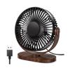 6.5 Inch USB Desk Fan 3 Speeds Quiet Portable Desktop Table Fan 360° Adjustment Personal Mini Fan for Home Office Black