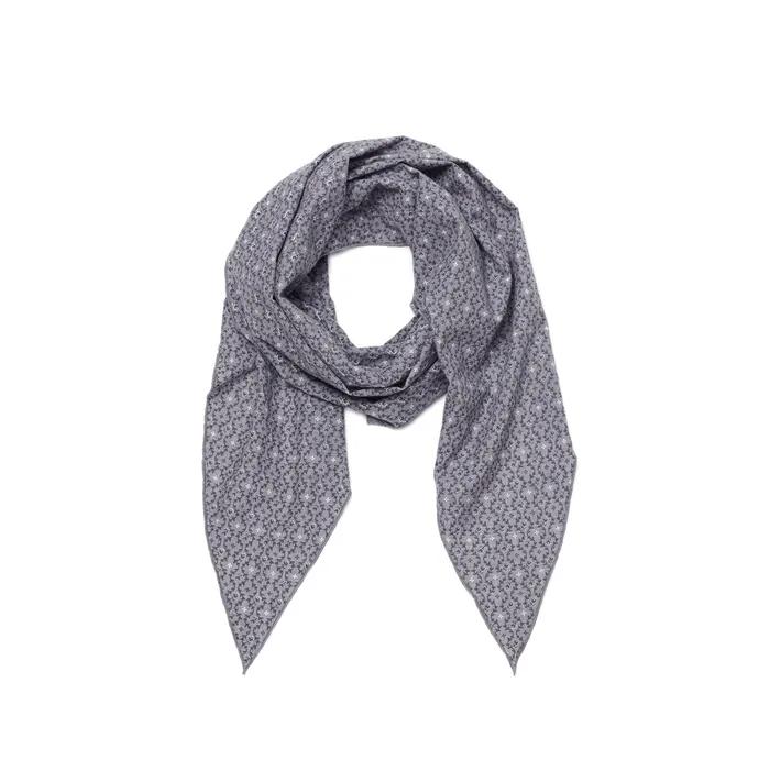 Flower pattern scarf (Purple)