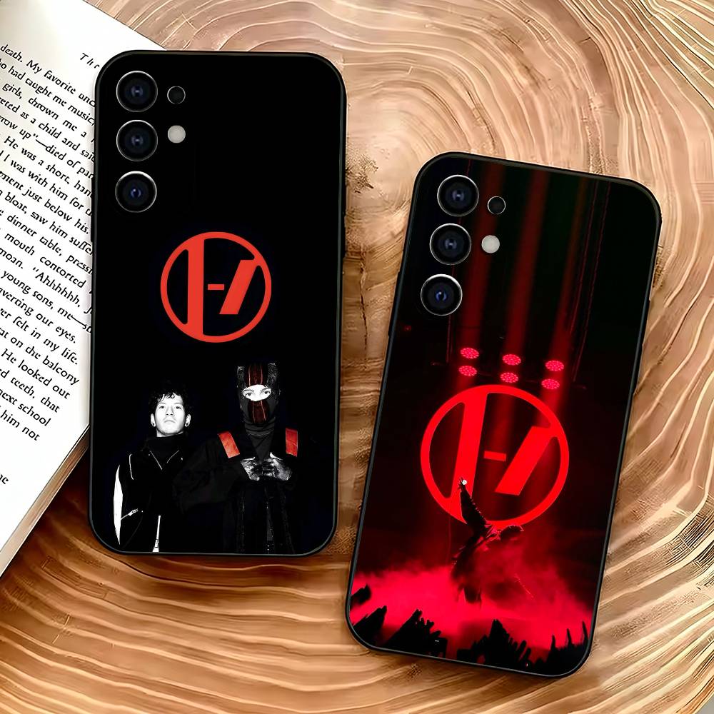 Band T-Twenty One P-PILOTS Phone Case For Samsung S25,S24,S21,S22,S23,S30,Ultra,S20,Plus,Soft Silicone Black Cover