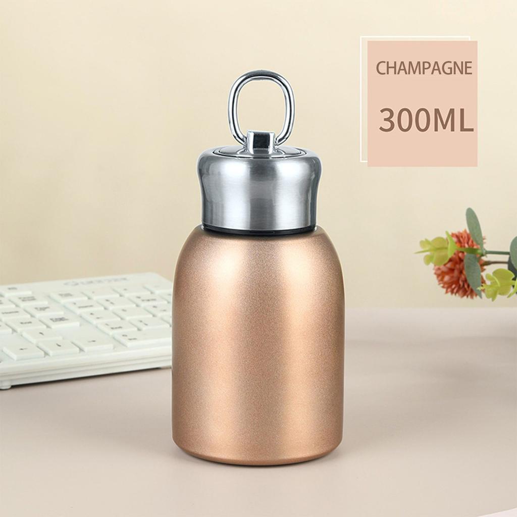 Матовый пухлый горшок для живота из нержавеющей стали 304 для студентов мужского и женского пола, вакуумная чашка, подарочная карманная чашка 10,5 унций