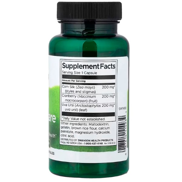 Поддержка почек и мочевого пузыря, Herbal Urinary Care, Swanson 60капс (71280349)