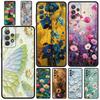Чехол для телефона Samsung Galaxy A17 A15 A13 A51 A71 A41 A31 A21S A07 A05 A35 A55 A23 A25 A33 A53 A73 5G Обложка Масляная живопись Цветок