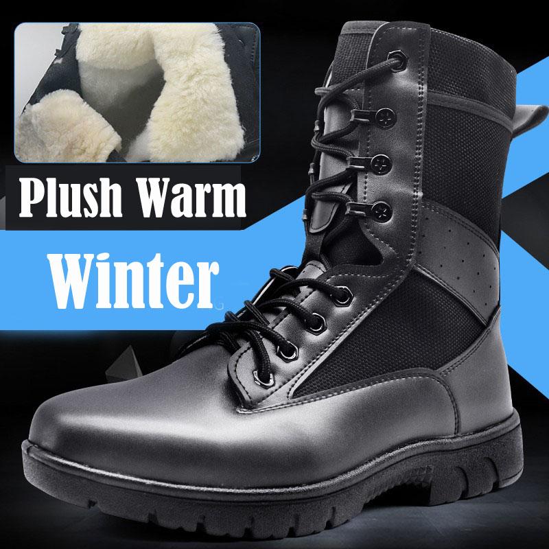 Зимние мужские ботинки Combat Man Shoes Outdoor Sport Climb Mountains Cross Country Мужские кроссовки Fashion Male High Boot