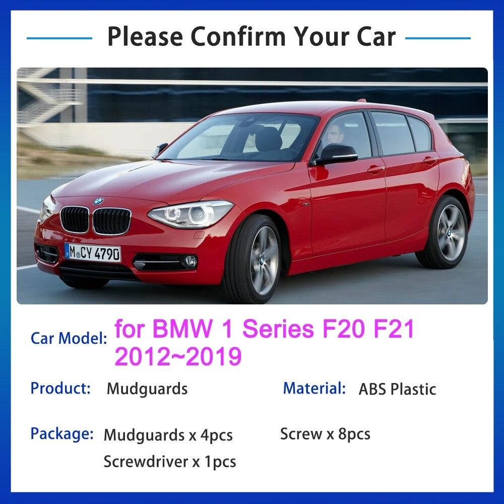 4x для BMW 1 серии F20 F21 2012 2013 2014 2015 2016 2017 2018 Брызговики Брызговики Аксессуары для передних крыльев