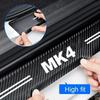 ASGBH1 For Volkswagen VW MK4 Logo  Luminous Auto Door Sill Protect Decals Anti Scratching, Car Threshold Strip Welcome Pedal Sticker