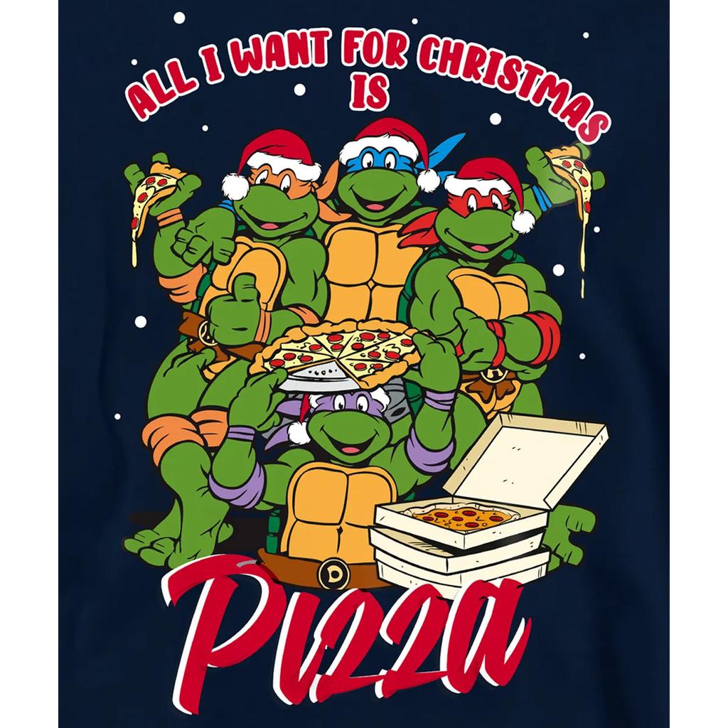 Teenage Mutant Ninja Turtles Childrens/Kids Pizza Christmas Pullover Hoodie