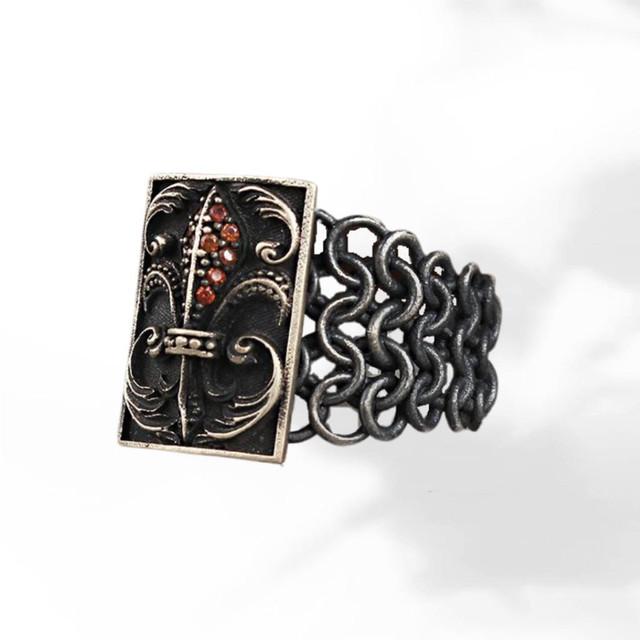 Вязаная модель, серебряное мужское кольцо с трикотажным узором, старинное серебро, мужские кольца, ювелирные изделия, модные кольца для мужчин, подарок для него