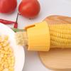 Очиститель для кукурузы в початках Эргономичная ручка Ручной вращающийся стриппер для зерен кукурузы Кукурузный шабер для кукурузы в початках Нержавеющая сталь
