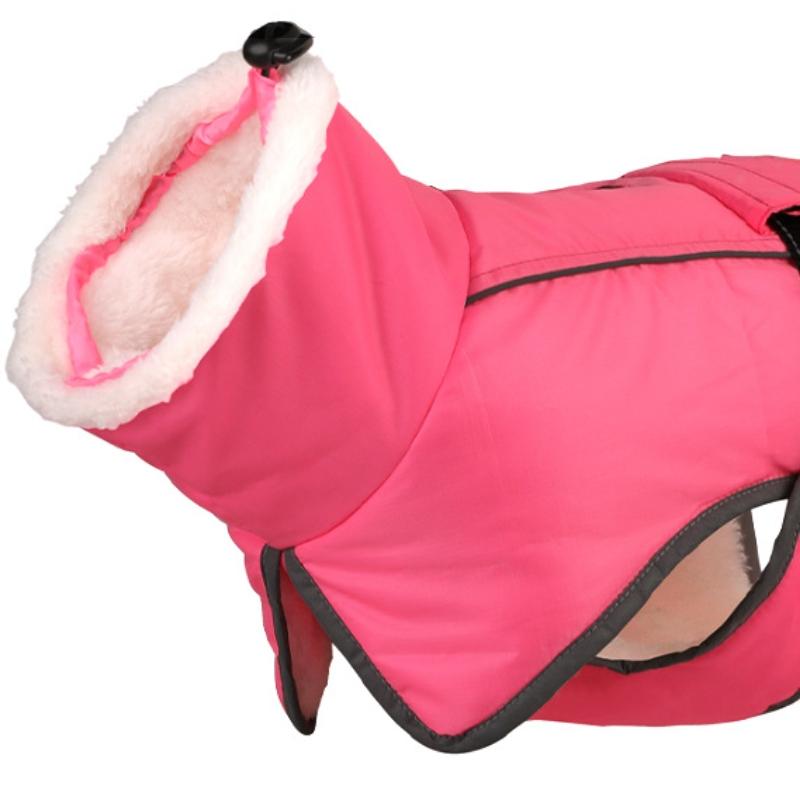Одежда для домашних животных, новая осенне-зимняя водонепроницаемая теплая куртка с высоким воротником для собак, модная куртка для маленьких и средних собак