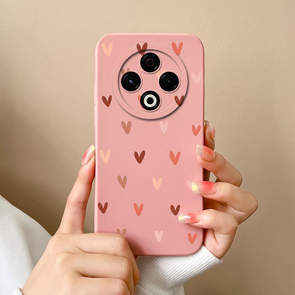 Hot Phone Case For Tecno Spark GO 1 2025 Pop 9 Camon 30S Sprak 20 30 Pro 30C 4G 5G Super Shockproof Soft Silicone Sweet Love Heart New Cover For Tecno