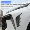 Пара многоцелевых углеродного волокна автомобильных жабр акулы имитация вентиляционных отверстий боковой воздухозаборник украшение капота выпускное отверстие для воздуха автомобиля наклейка на кузов автомобиля