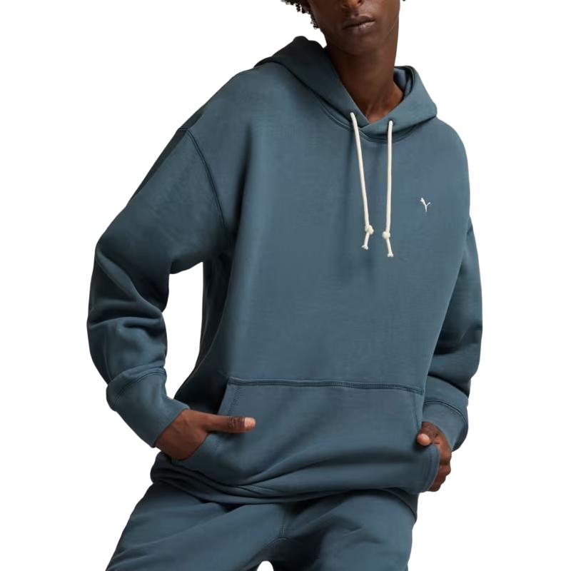 Puma Mmq Hoodie Удобный пуловер с длинным рукавом Толстовка Мужская толстовка с капюшоном Серое небо 624011-25