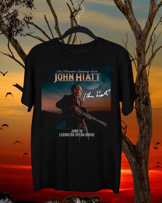 Новая Популярная Футболка John Hiatt Тур 2024 Подарок Для Фанатов S to 5XL Унисекс Футболка