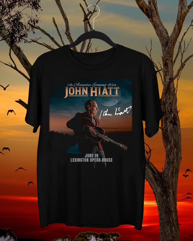 Новая Популярная Футболка John Hiatt Тур 2024 Подарок Для Фанатов S to 5XL Унисекс Футболка