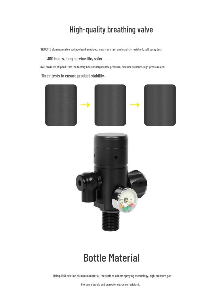 DIDEEP X4000Pro 1L Portable Underwater Breathing Apparatus