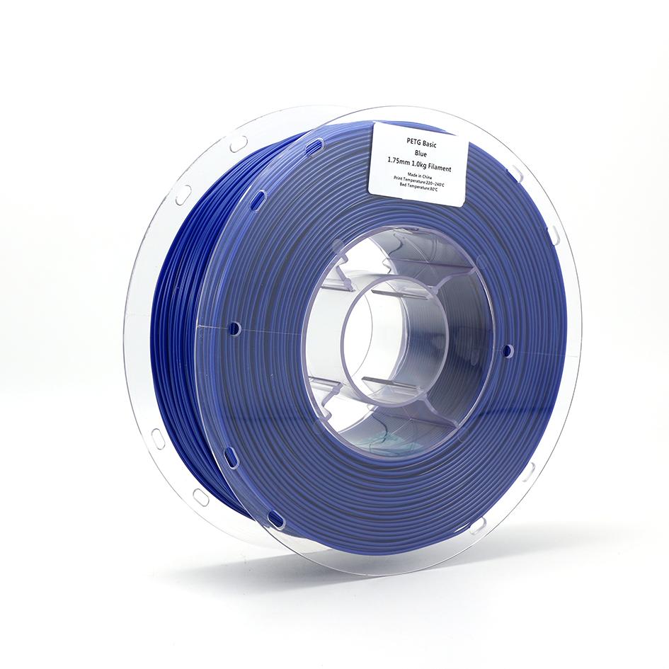 Nature3d PETG Базовый OEM Филамент для 3D-принтера 1,75 мм Пластиковые стержни 1 кг/5 кг/10 кг FDM Формование 200°C Высокое качество Синий Цвет