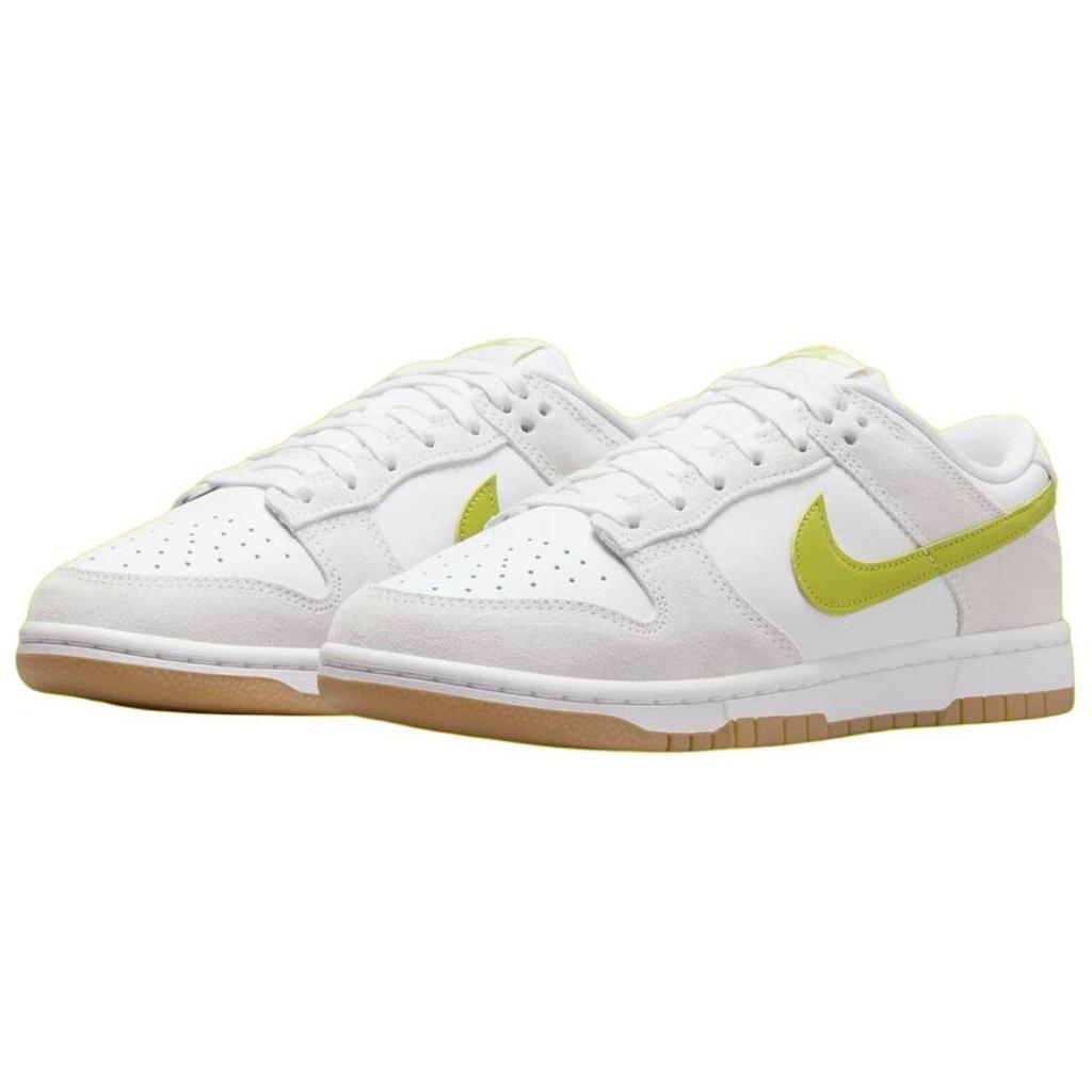 Nike Dunk Low White Bright Cactus Women's Sneakers Skate Shoes HJ7335-133