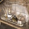 Punch-Free Vanity Wall-Mounted Bathroom Storage Rack for Cosmetics