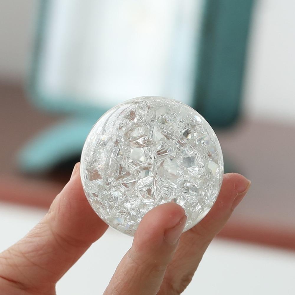 Transparent Handicraft Feng Shui Decorative DIY Crystal Ball Magic Sphere Glass Marble Ornament