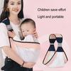 Детская слинг-переноска Отличная несущая способность Надежный замок Широкий ремень Меньше давления на плечо Экономия труда Полая сетчатая ткань Прогулки на свежем воздухе 0–36 месяцев