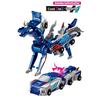 2Pcs/Set Transformable Flying Dragon Toy Collision Deformation Mini Car Educational Transforming Mechanical