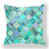Nordic Style Checkered Pattern Digital Printing Short Plush Pillow Covers For Car Sofa Office Cushion Cover Home Goods 60X60Cm