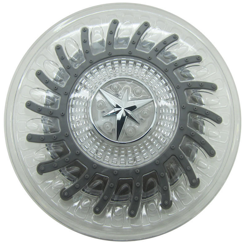 Насадка для душа Модная круглая насадка для душа Распылитель с регулируемой температурой, трехцветный