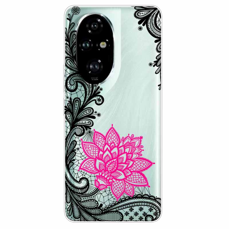 For Honor 200 / 200 Lite / 200 Pro Case Clear Soft TPU Lovely Silicone Back Cases for Honor 200 Pro Transparent Cat Bumpers