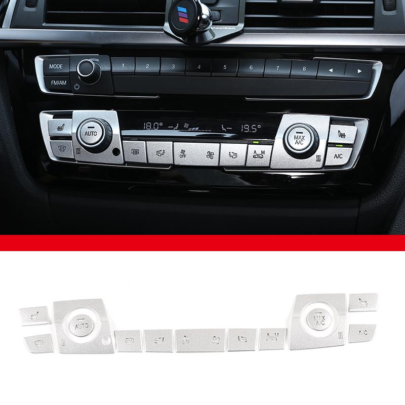 Центральное управление кондиционером, цифровая кнопка, наклейка, накладка для BMW 3 серии F30 F31 F34 2013-