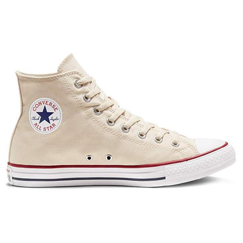 Converse Chuck Taylor All Star Удобные и Стильные Высокие Кеды из Канваса Унисекс Молочно-Белые