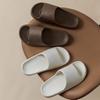 Women Home Slippers Beach Slides Solid Color Mens Thick Sole Indoor Bathroom Anti Slip Shoes Summer Couple Sandals