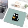 Cute Cartoon Cat Head Mouse Pad Small Gamer Rubber Desk Mat Square Gaming Office Accessories Mousepad Keyboard Game Table Mats