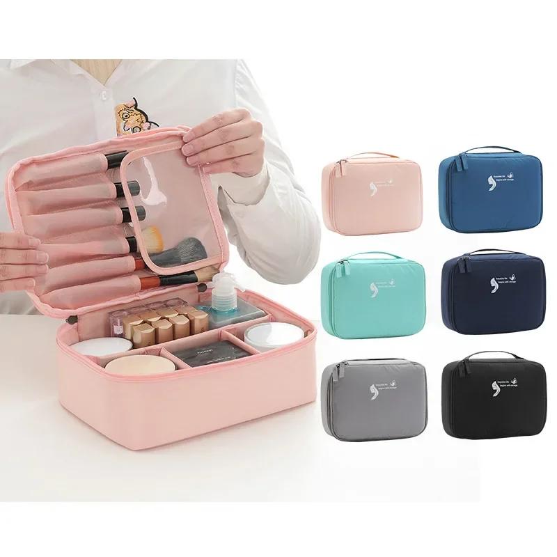 Makeup Bag For Women Toiletries Organizer Waterproof Travel Make Up Storage Pouch Female Large Capacity Portable Cosmetic Case