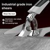 Industrial Scissor High Carbon Steel Sharp Cutter Multi-purpose Iron Sheet Cutting Tool for Workshop Home