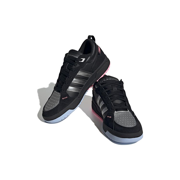 adidas 100DB черные серебристо-розовые кроссовки унисекс Core-Black ID1842