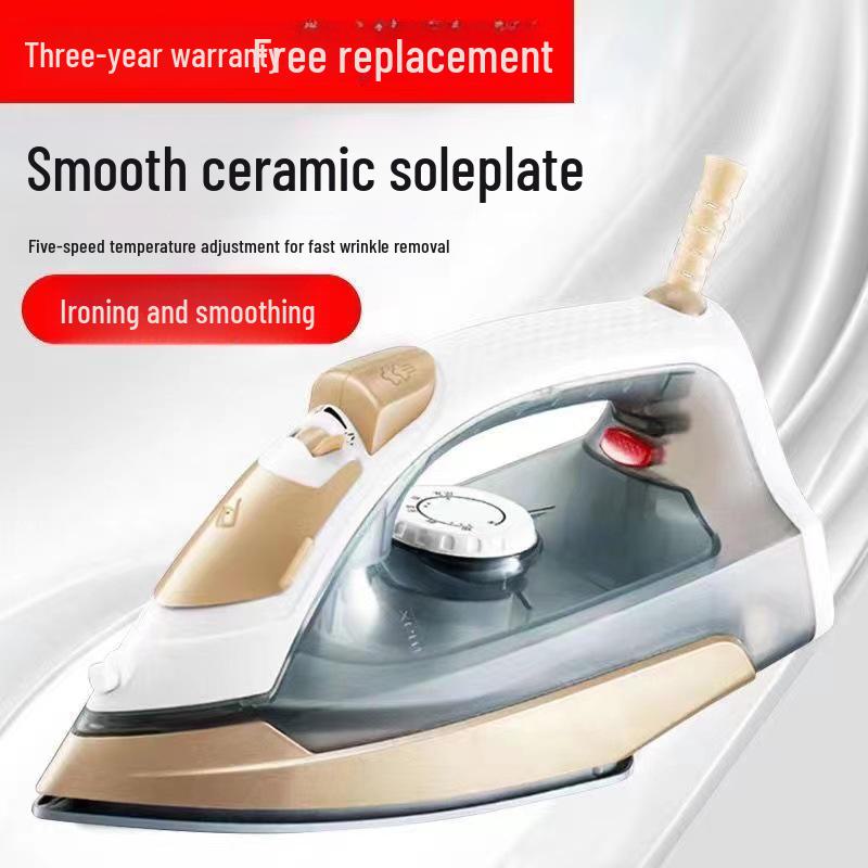 Компактный электрический паровой утюг двойного назначения для влажной и сухой глажки для дома