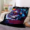 Blanket Tiger Printed 3d Flannel Blanket Bed Throw Soft Cartoon Printed Bedspread Bedspread Sofa Blanket