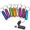 Waterproof Aluminum Pill Keychain: Portable Medicine Jar