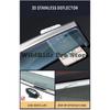 1 set Car Accessories Car Window Visor Sun and Rain Guard Shield Fit for HILUX REVO Pickup Truck