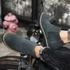 Новое поступление мужских кожаных ботинок 2024 года, классические мужские удобные мотоциклетные ботинки, рост +6 см, мужские повседневные туфли без застежек