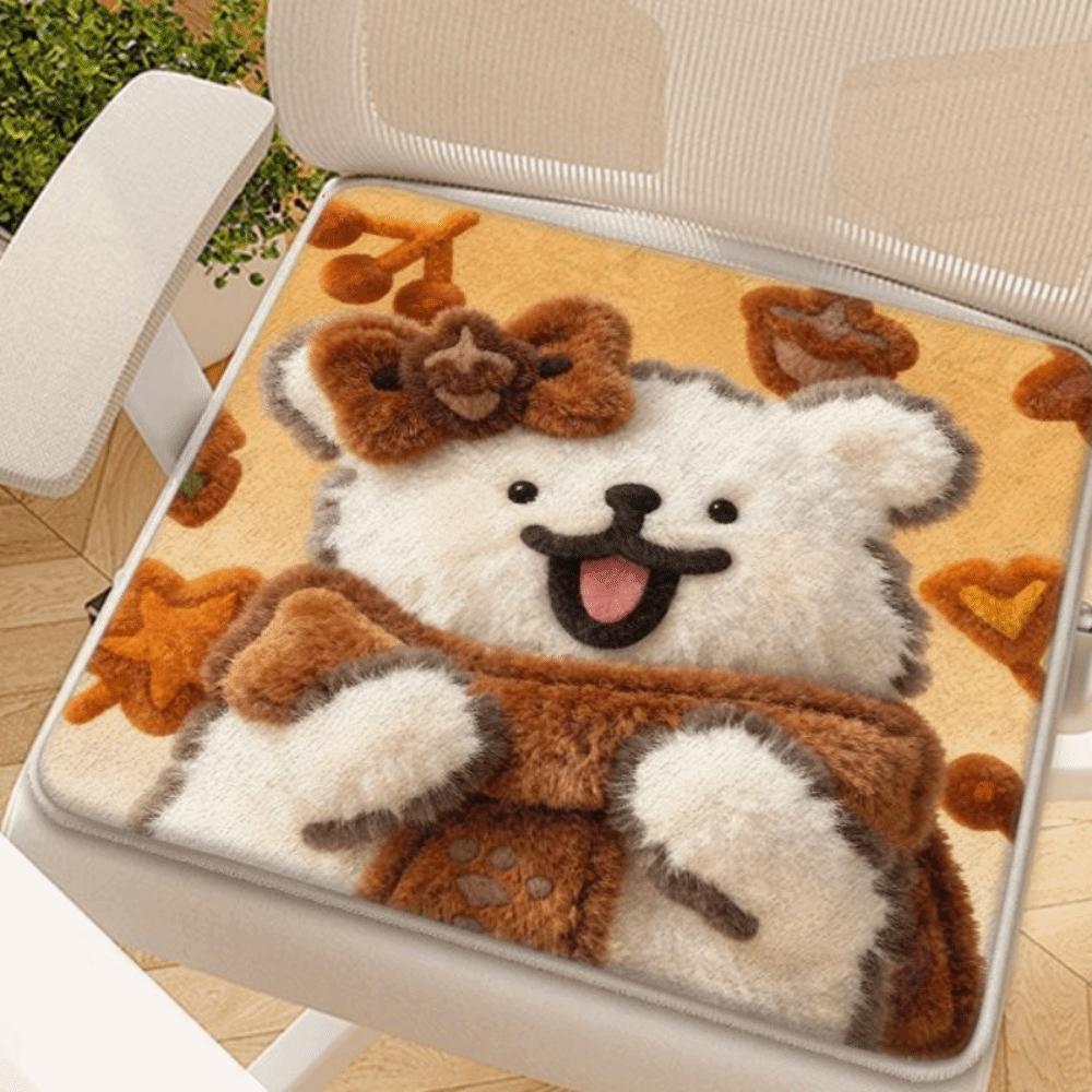 Cute 40*40cm Poker Cushion Soft Texture Fabric Seat Cushion Abstract Design Abstract Cushion Office