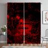 Shades Kawasakis Anti-mosquito Curtains for Living Room Partition Window Curtain for Room 2 Panel Home Interior Curtains Kitchen