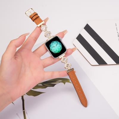 Для Apple Watch Series 10 46мм/Ultra 2 Ultra 49мм/9 8 7 45мм/SE (2023) SE (2022) SE 6 5 4 44мм/3 2 1 42мм Ремешок для часов с декором из страз