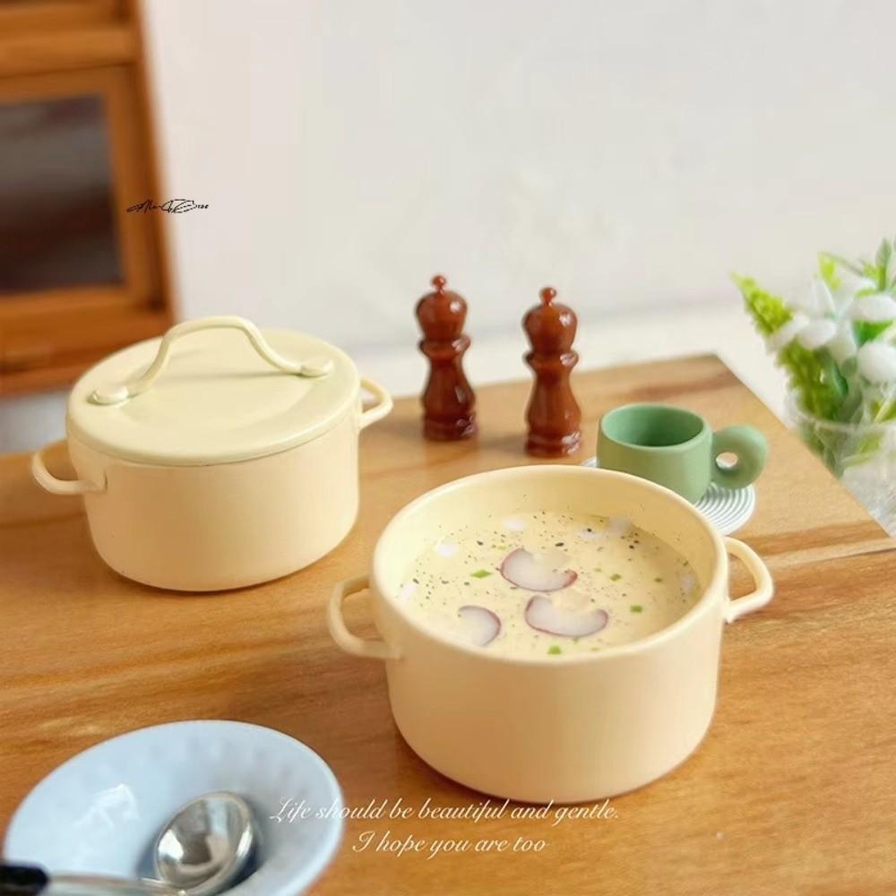 Simulation Design Dollhouse Miniature Pot 1/12 Scale Pretend Play Model for Dollhouse