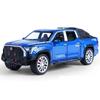 1/32 Toyota Tundra Alloy Pickup Car Model Diecast & Toy Metal Off-Road Vehicles Car Model Simulation Sound and Light Childrens Toy Gift
