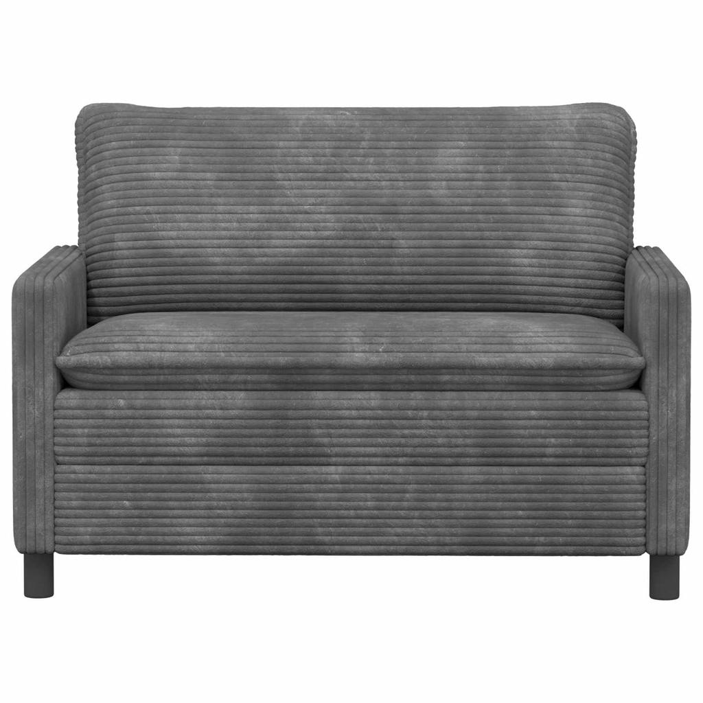Sofa Light Grey 126 x 81 x 87.5 cm Polyester