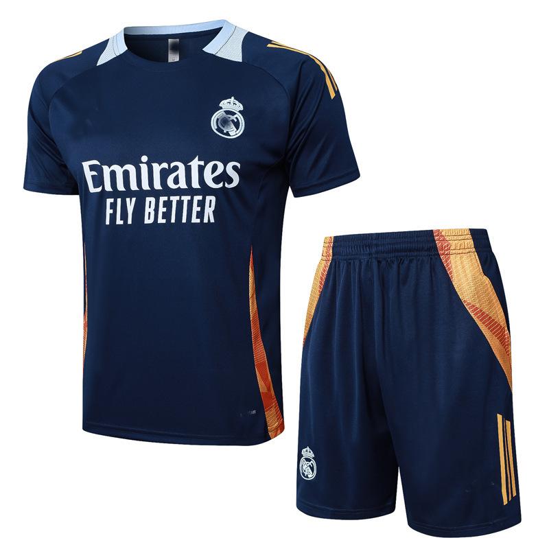 Football Training Jersey 2425 Riyadh Chelsea Barcelona Paris Real Madrid Arsenal Jersey Short-Sleeved Set