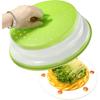 Multipurpose Microwave Cover, Collapsible Design for Easy Storage, Ventilation Holes for Steam Escape, Easy Grip Handle for Safe Lifting, Bpa Free Sil