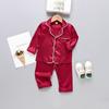 Autumn Baby Girls Clothes Set Children Pajamas Long Sleeved Soild Shirt Pants Two Pcs Sets Kids Sleepwear Toddler Clothing Infant Costume